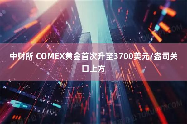 中财所 COMEX黄金首次升至3700美元/盎司关口上方