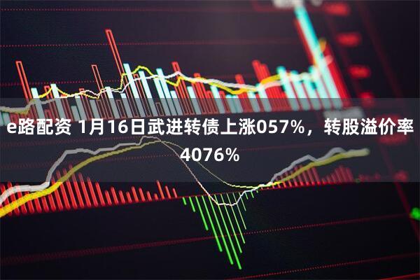 e路配资 1月16日武进转债上涨057%，转股溢价率4076%